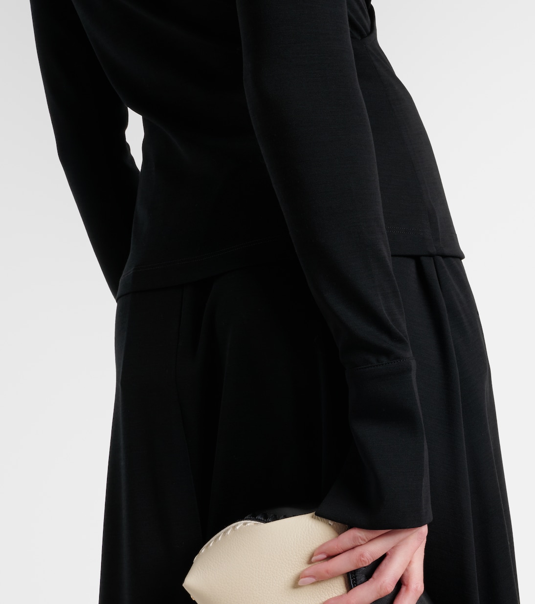 Adagio virgin wool wrap top | Max Mara