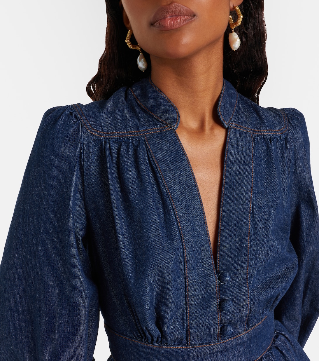 Awaken denim blouse | Zimmermann