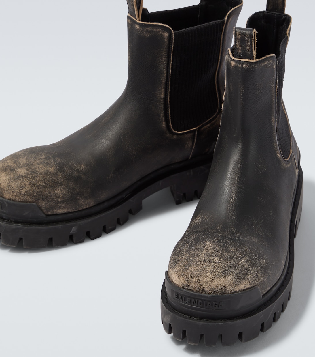 Bottines Chelsea Strike en cuir | Balenciaga