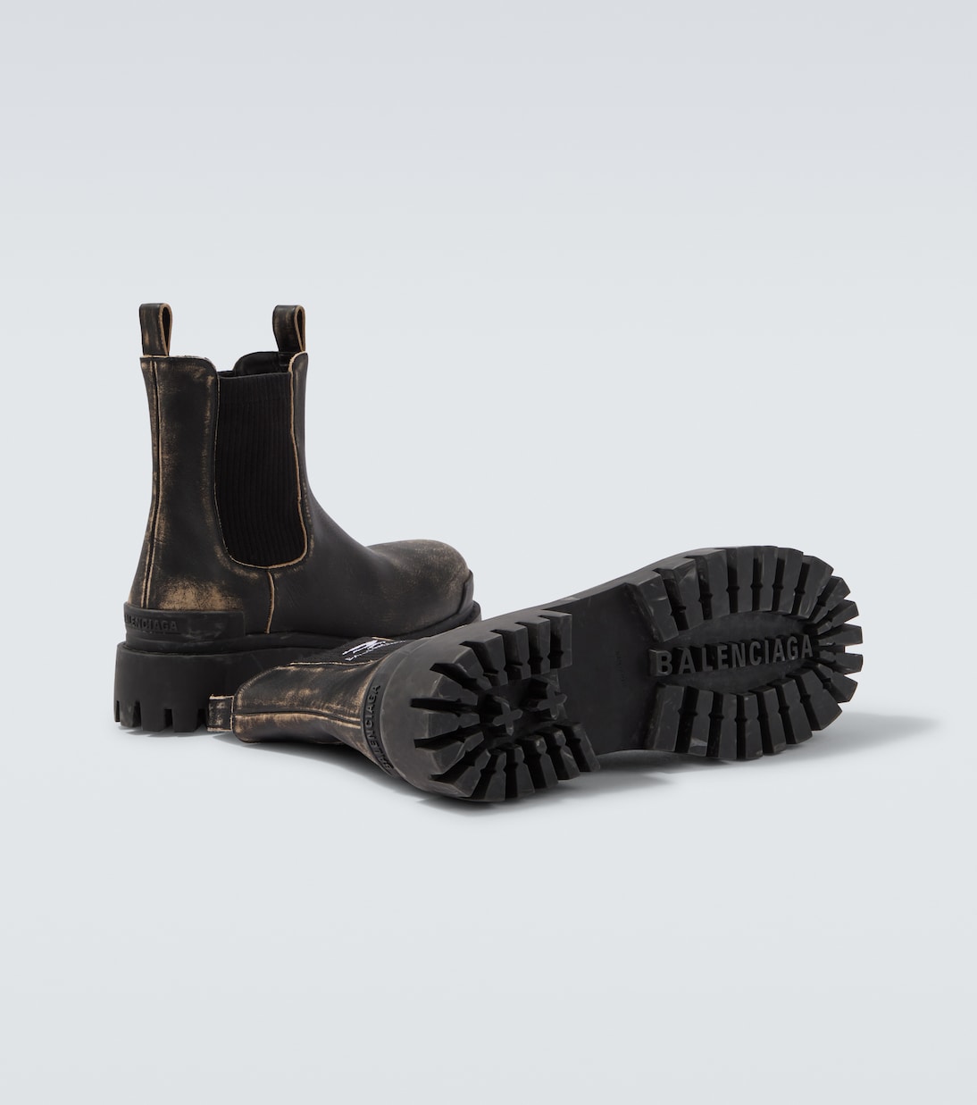 Bottines Chelsea Strike en cuir | Balenciaga