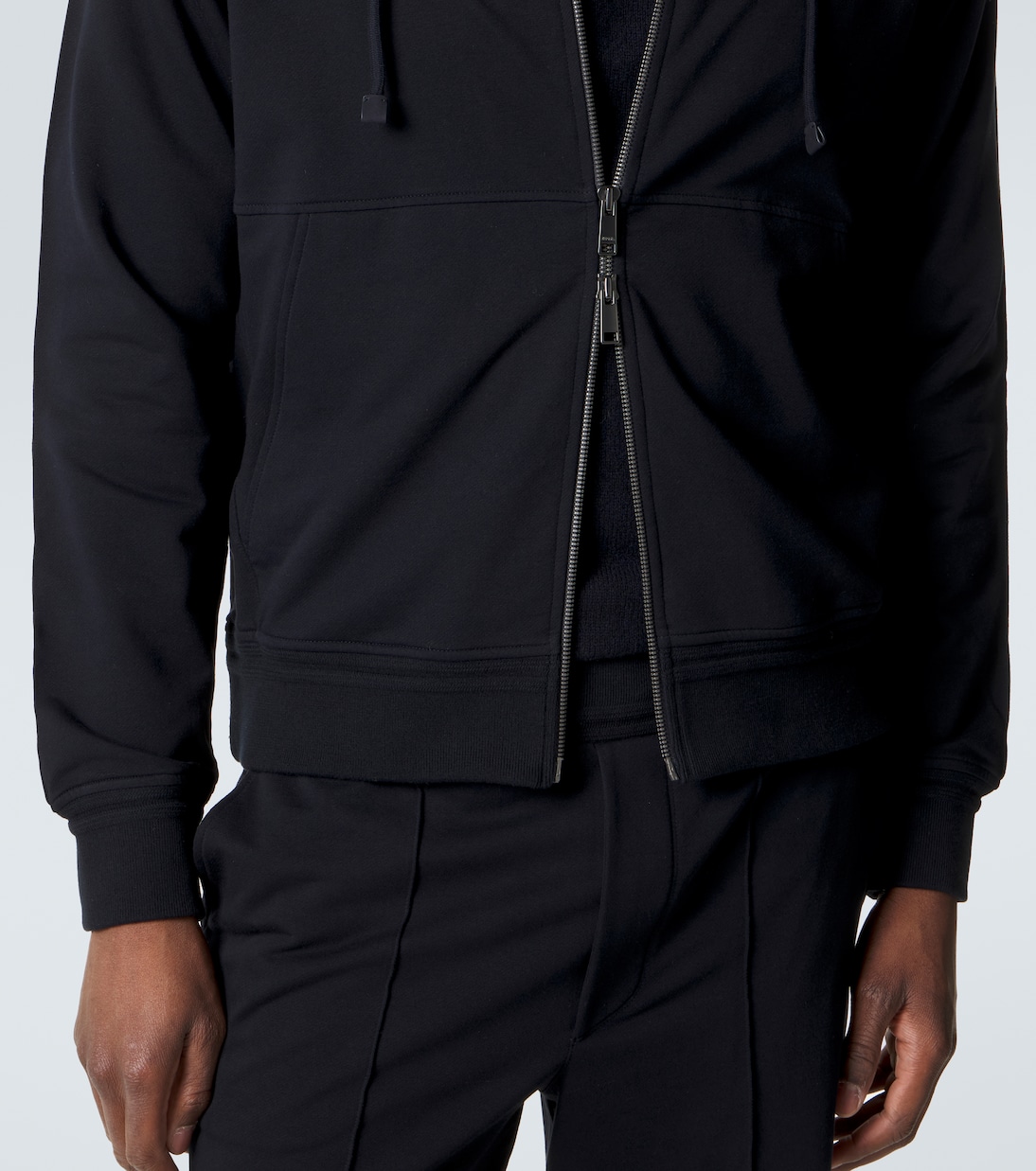 Cotton-blend hoodie  | Zegna