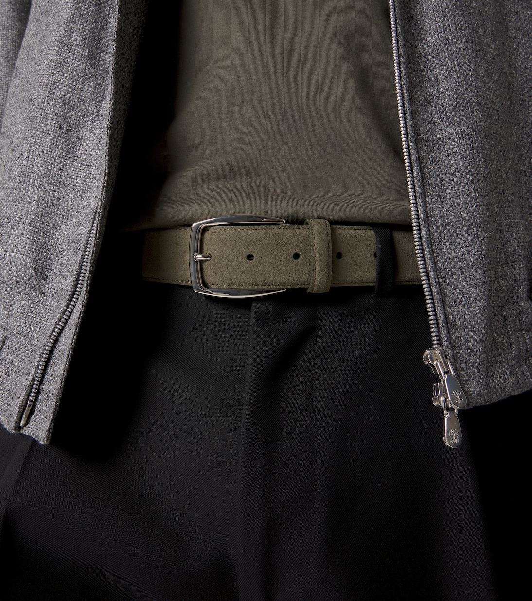 Suede belt | Brioni