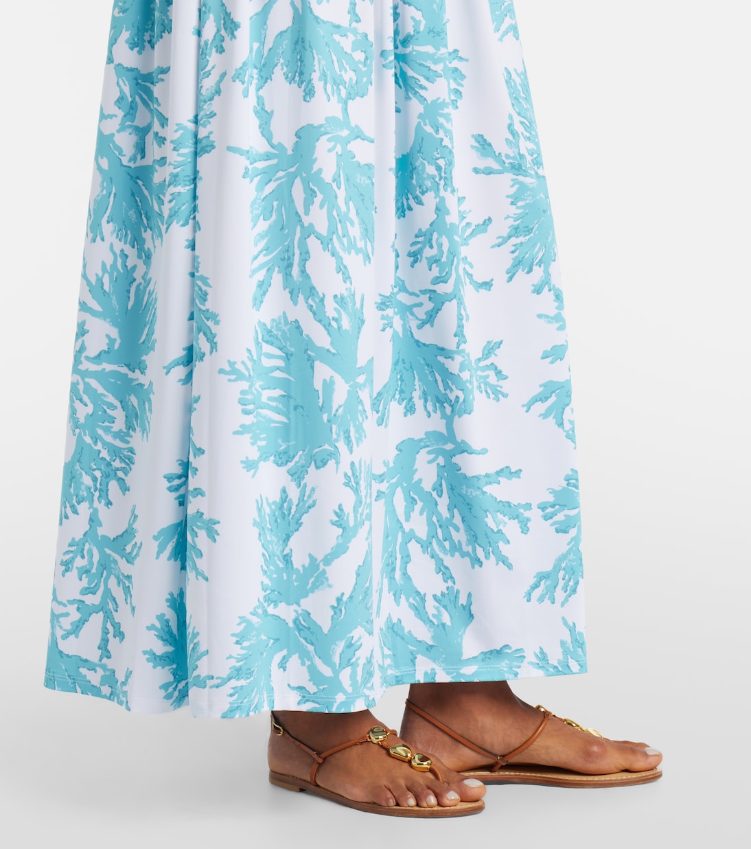 Vestido midi Ottilie estampado | Alexandra Miro