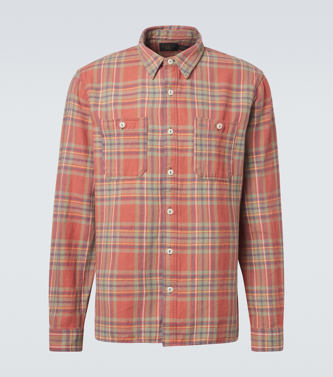 Cameron plaid cotton twill shirt | RRL