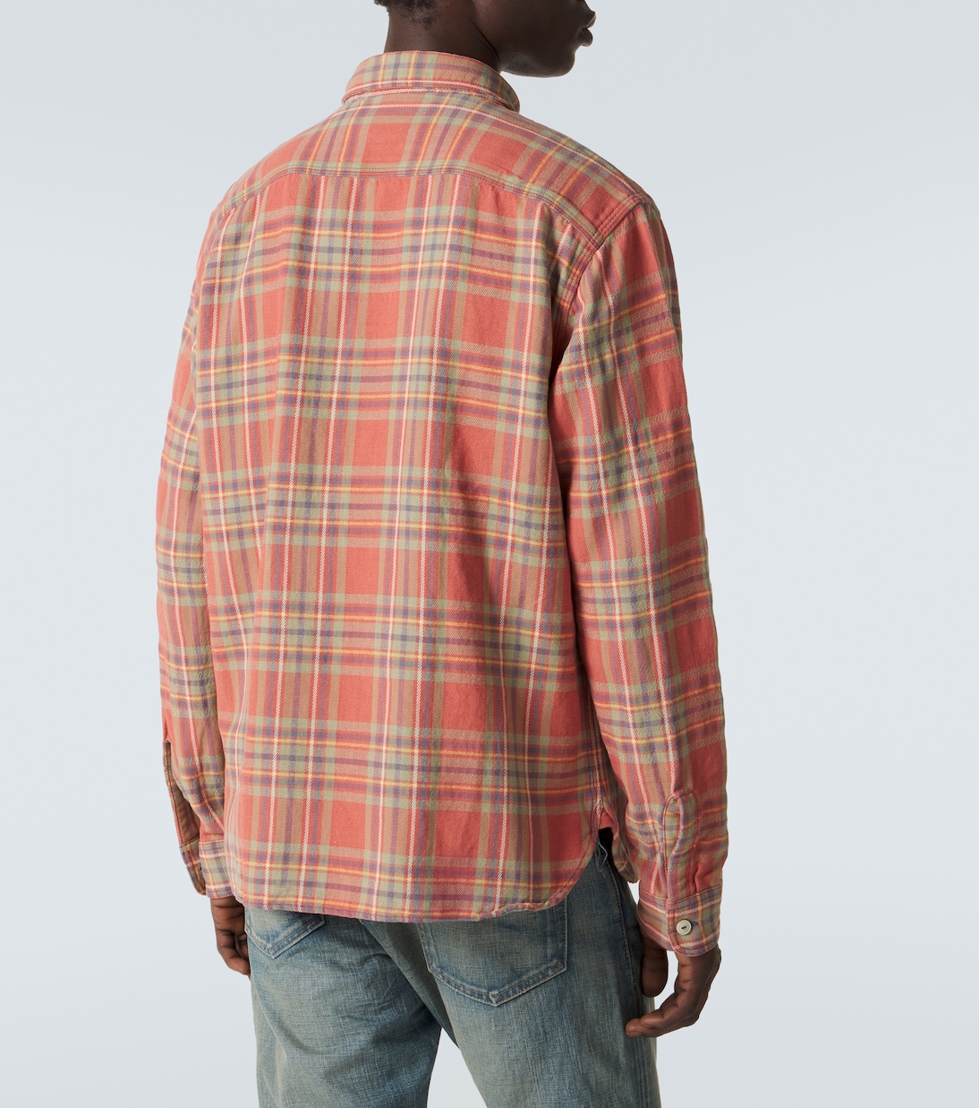 Cameron plaid cotton twill shirt | RRL