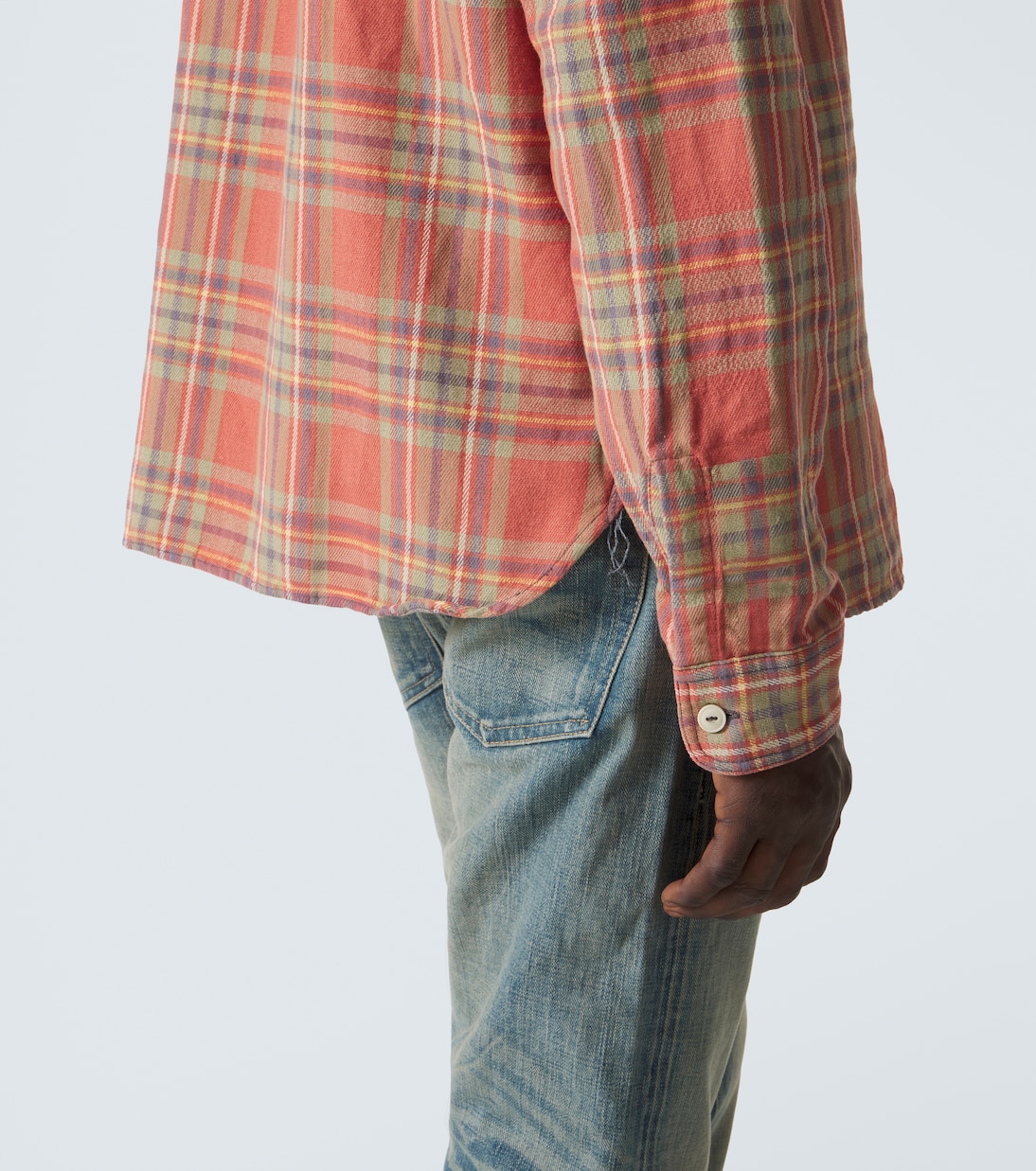 Cameron plaid cotton twill shirt | RRL