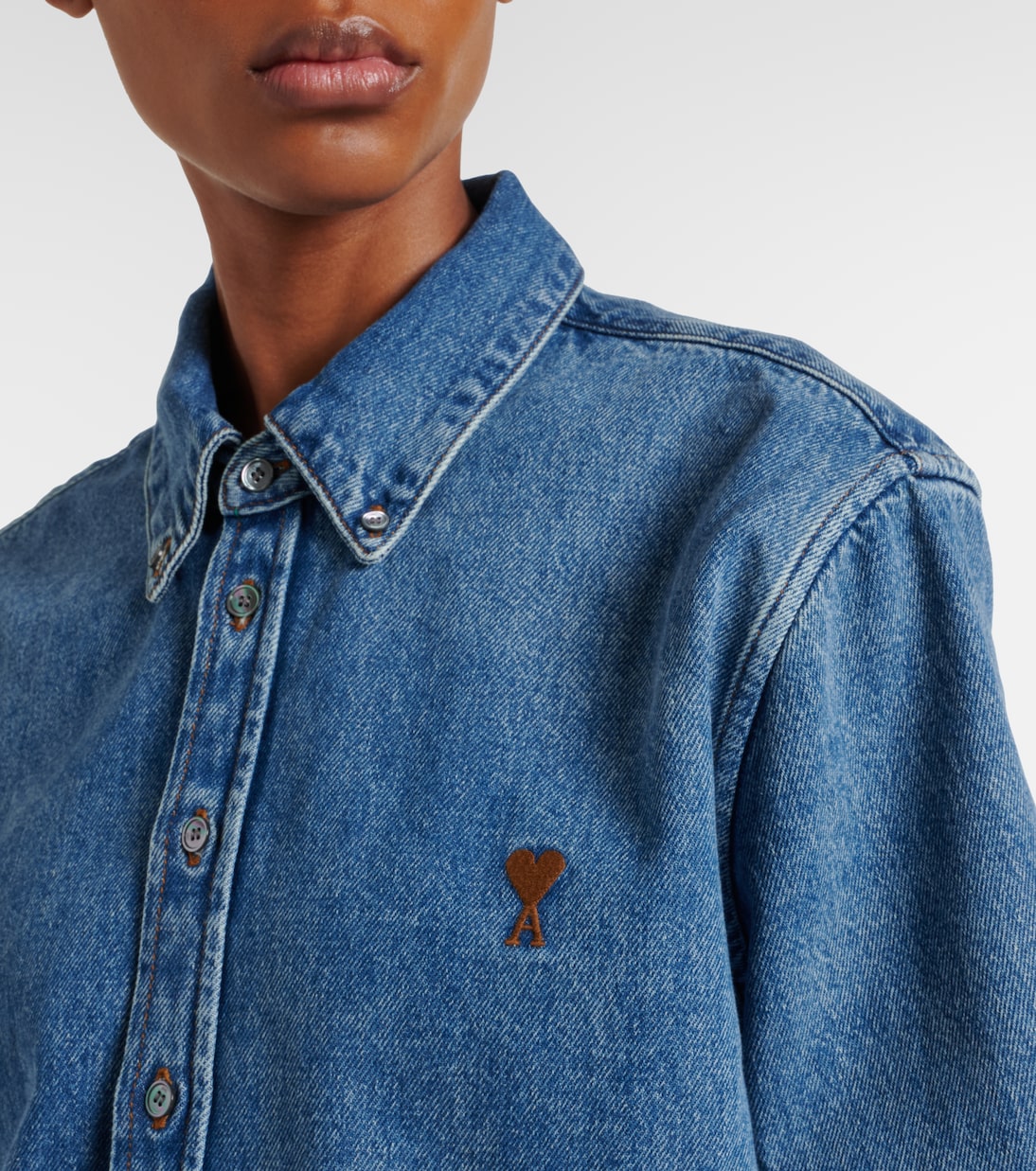 Ami de Cœur denim shirt | Ami Paris
