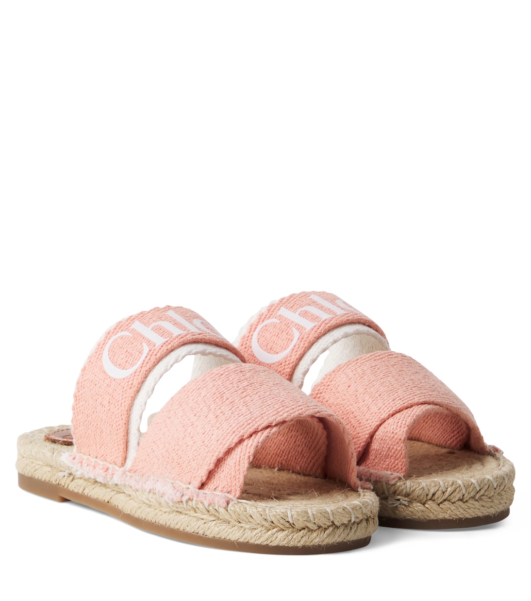 Logo espadrille sandals | Chloé Kids