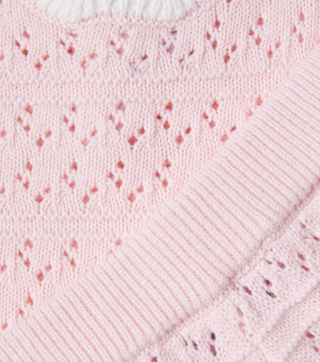 Baby open-knit cotton top and shorts set | Tartine et Chocolat