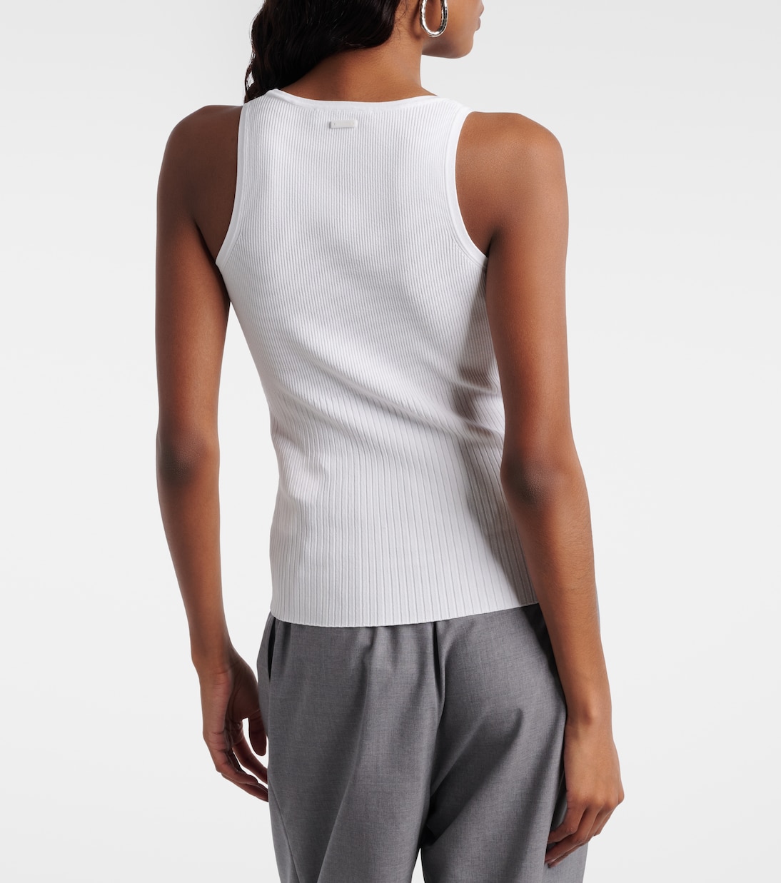 Ribbed-knit tank top  | Max Mara