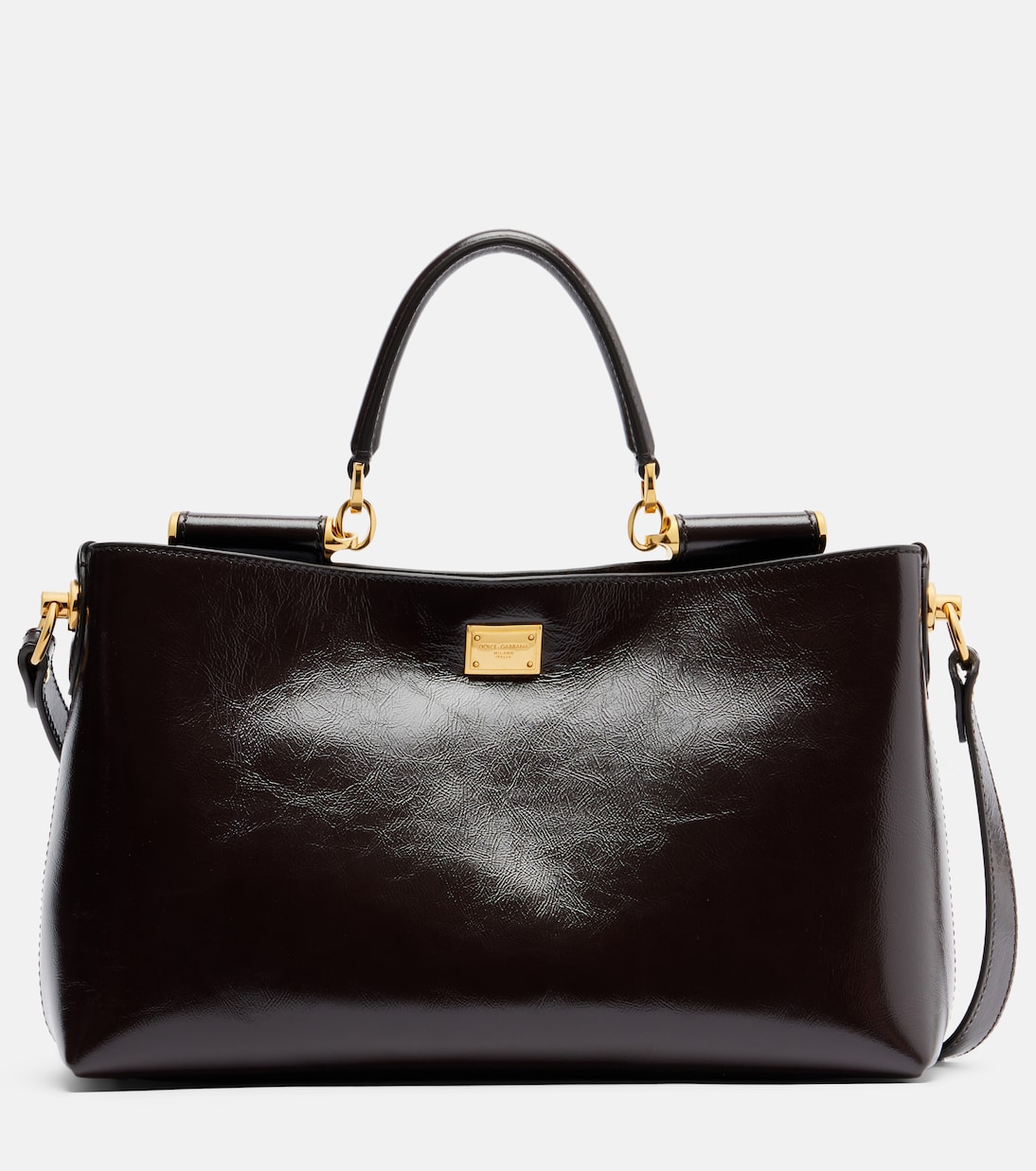 Vittoria Medium leather tote bag | Dolce&Gabbana