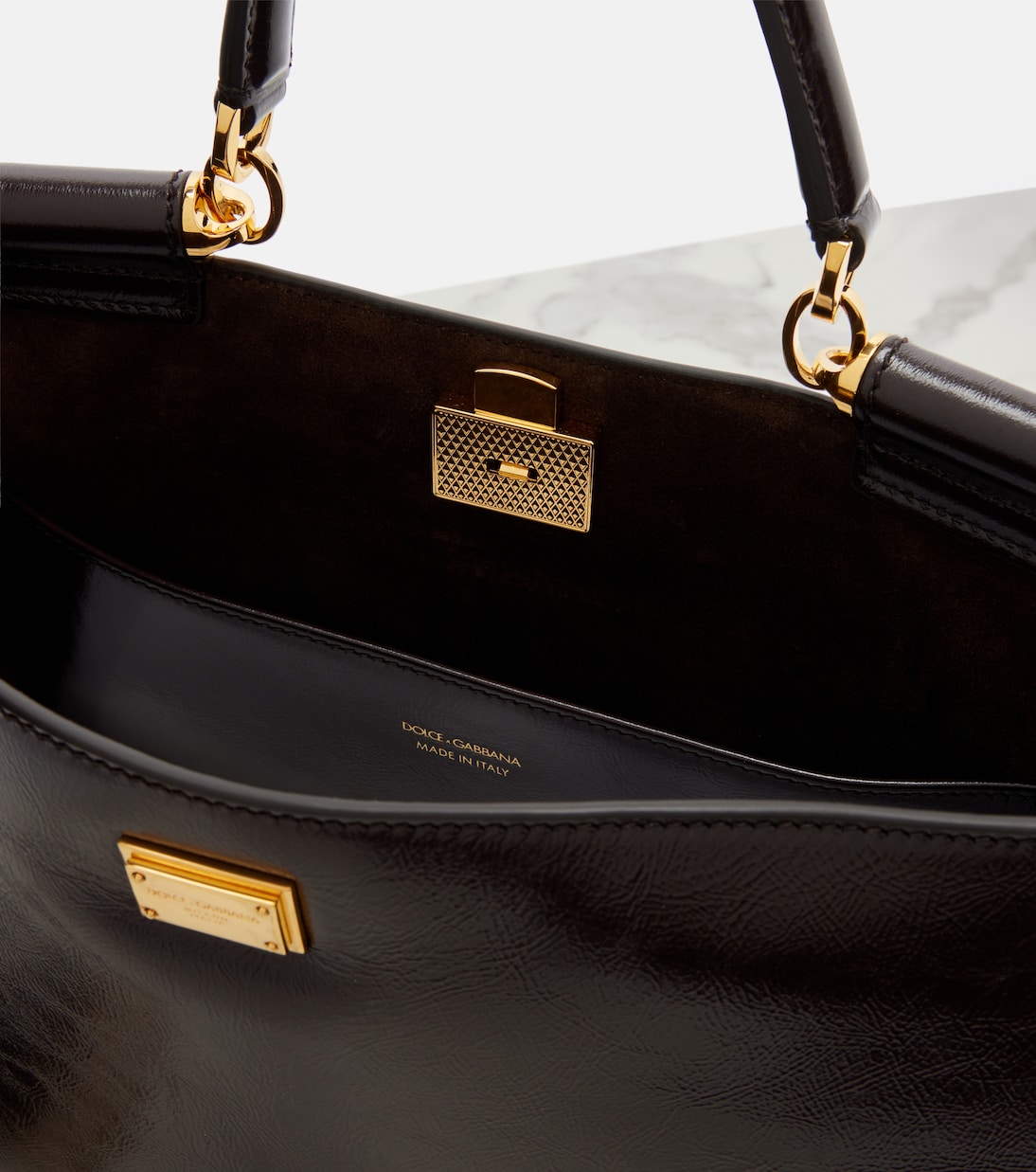Vittoria Medium leather tote bag | Dolce&Gabbana