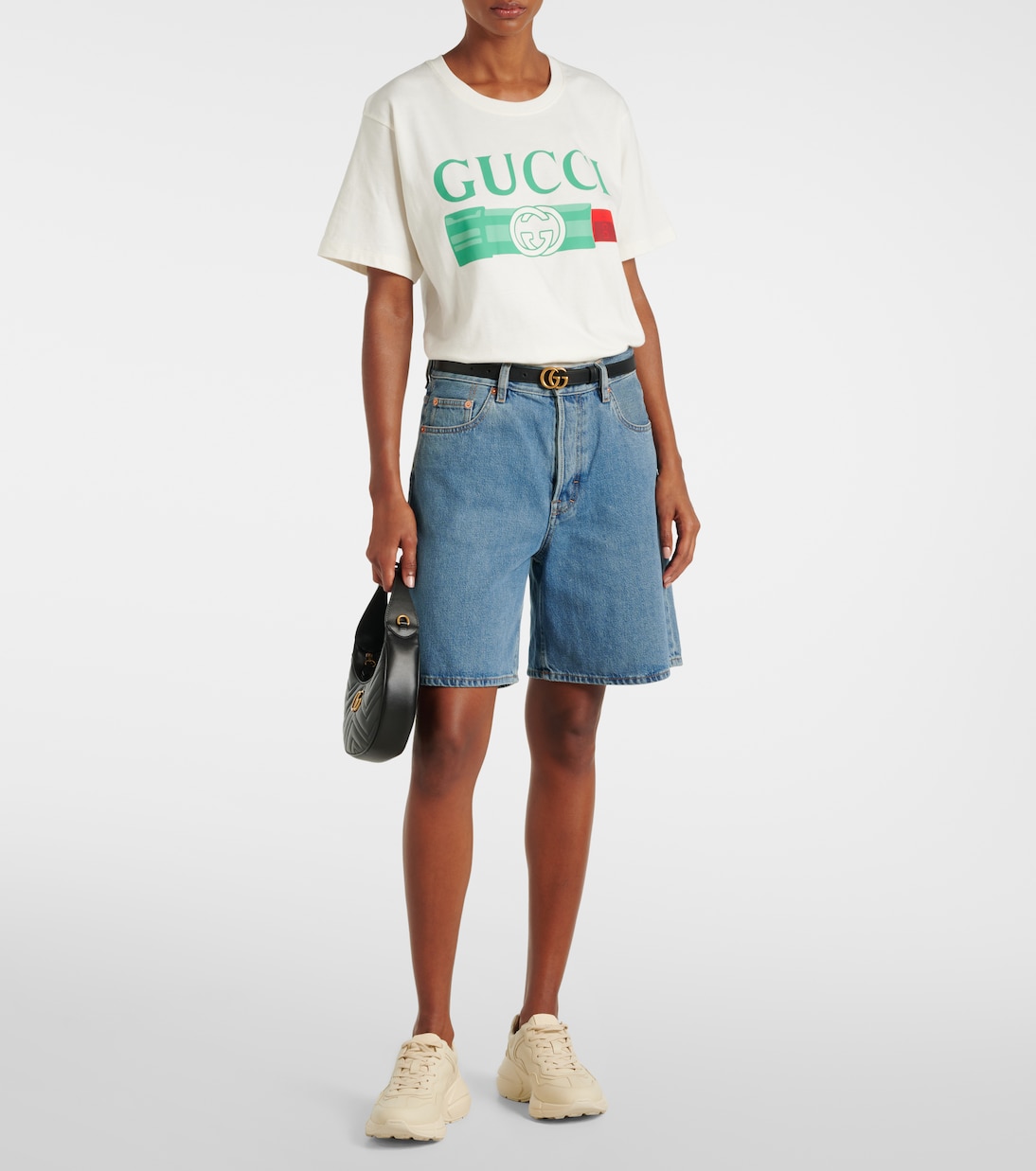 Baskets Rhyton en cuir | Gucci