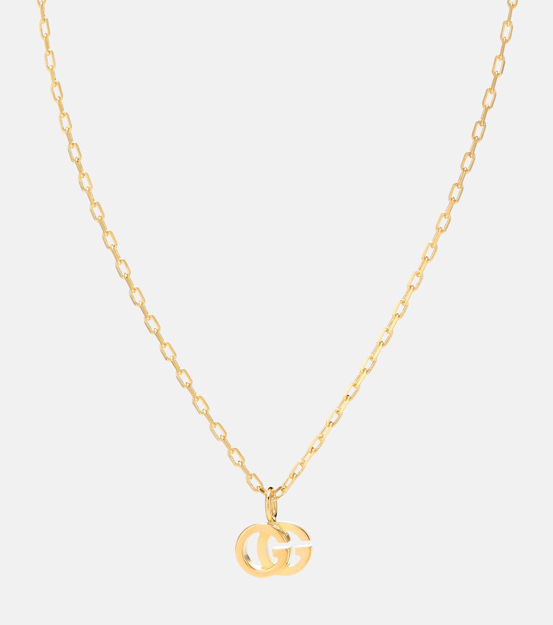 Collana GG Running in oro giallo 18kt con topazio | Gucci