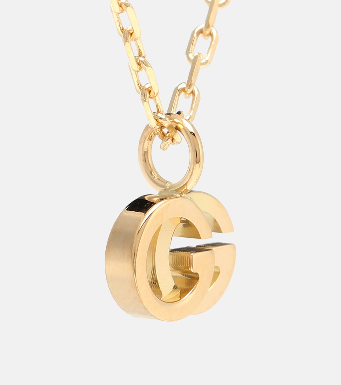 Collana GG Running in oro giallo 18kt con topazio | Gucci