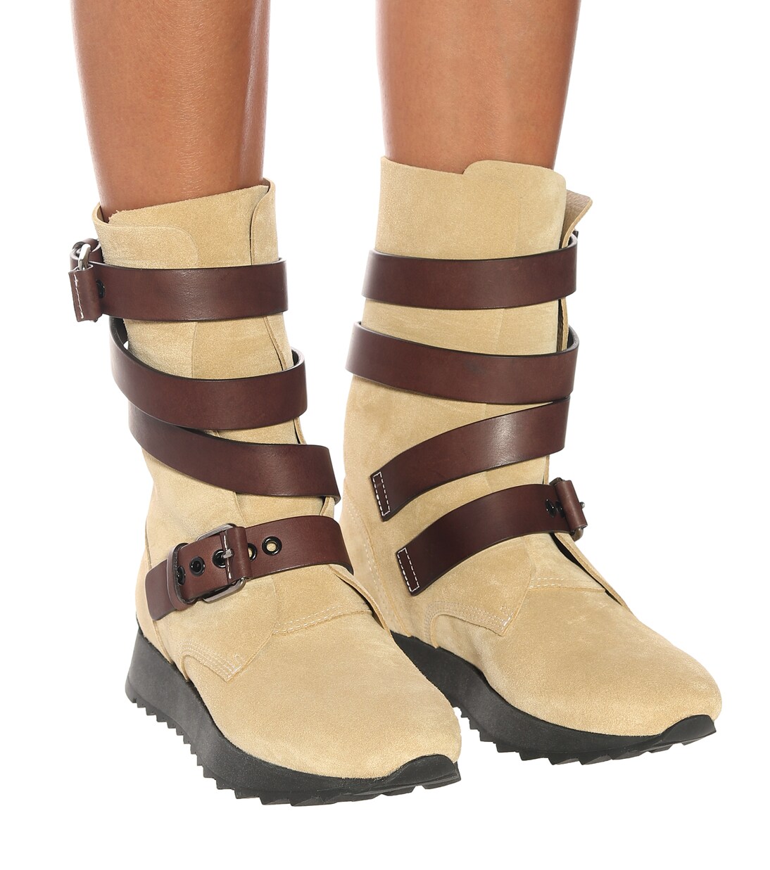 Bottines en daim et cuir | Loewe