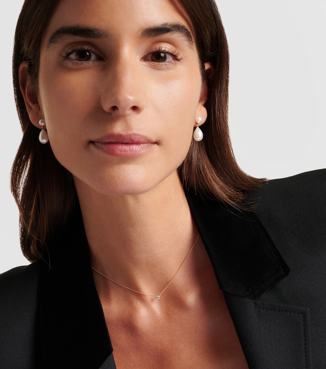 Collana Minimalista Sophie Bille Brahe in Oro 18kt con Diamante, Design Elegante per Giovani Stilisti