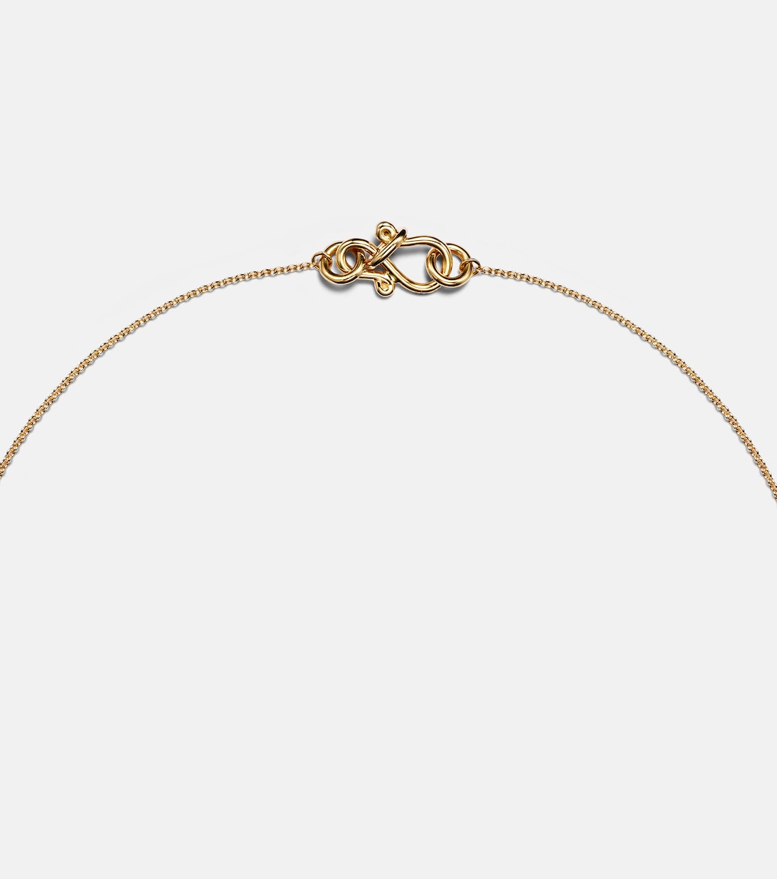 Collana Minimalista Sophie Bille Brahe in Oro 18kt con Diamante, Design Elegante per Giovani Stilisti