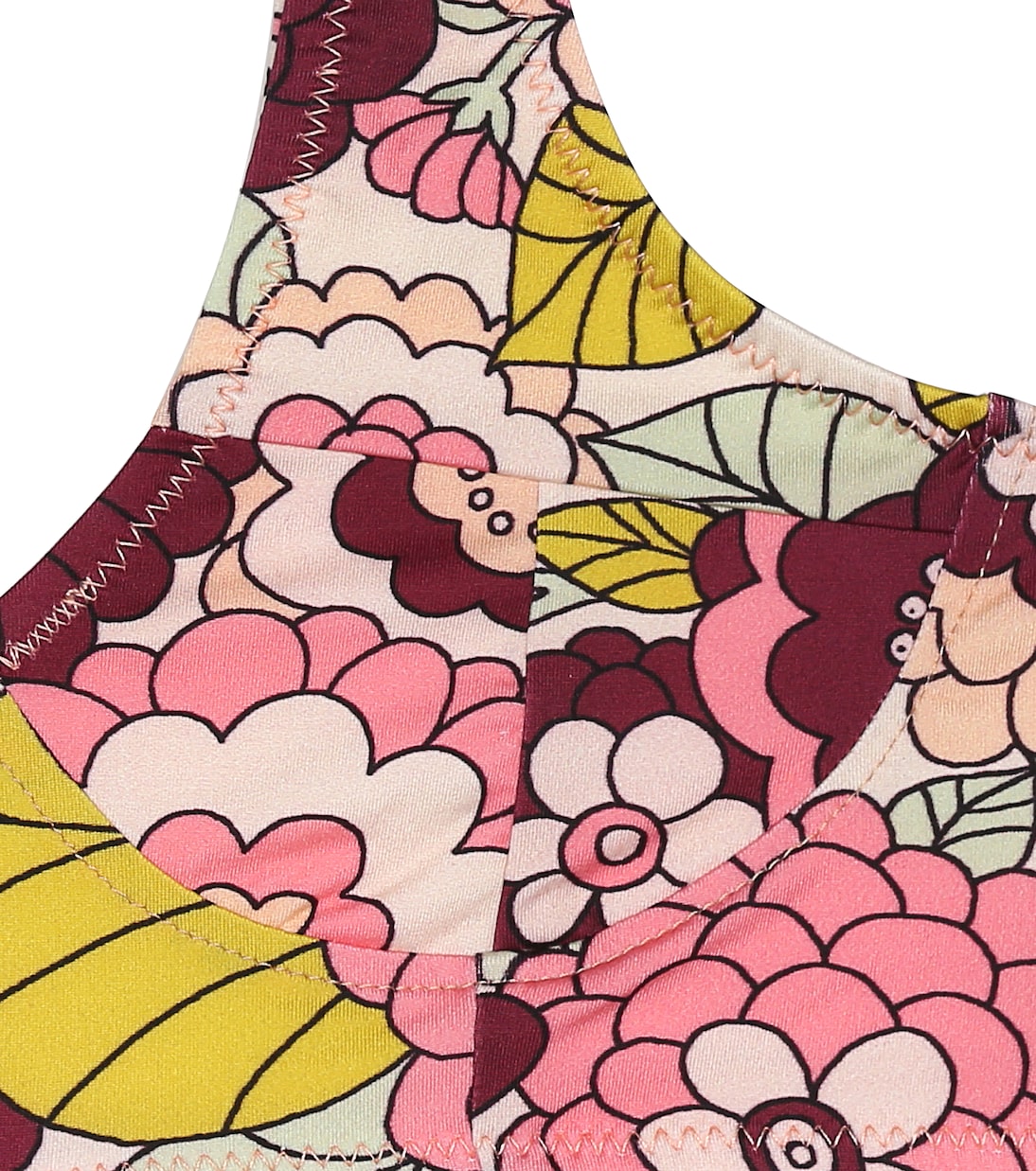 Haut de bikini bandeau imprimé | Dodo Bar Or Kids