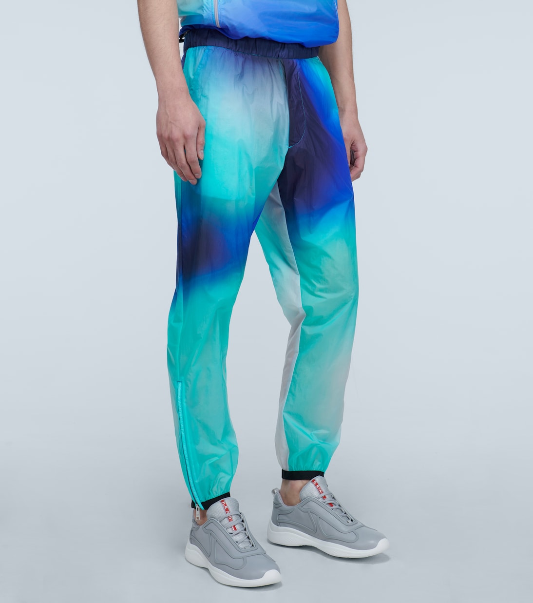 printed technical pants | Prada