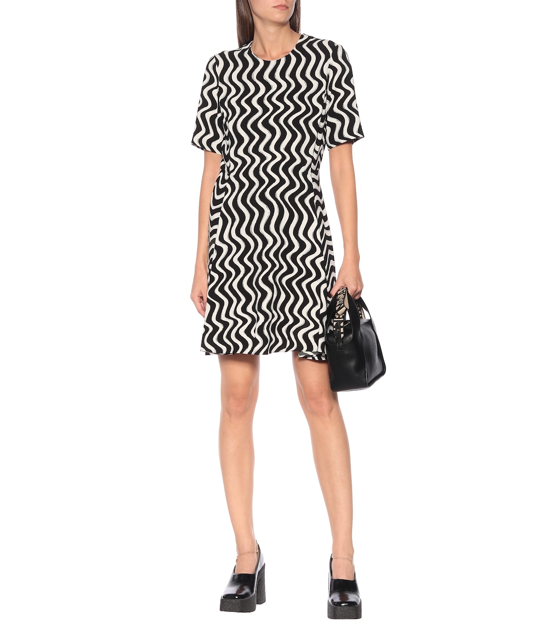 Printed cady dress | Stella McCartney