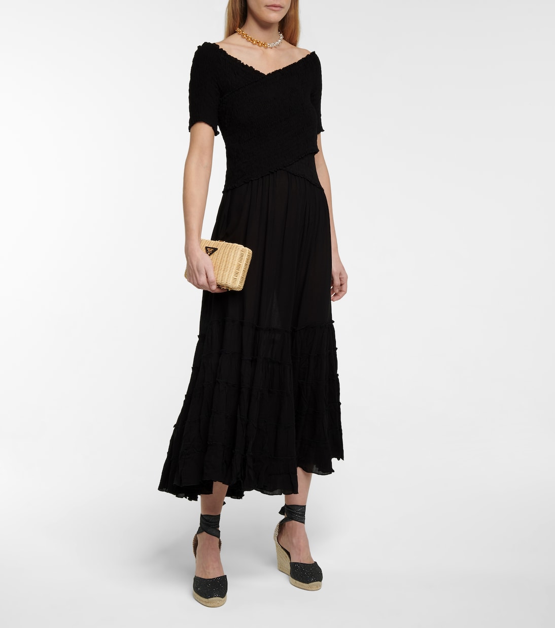Abito off-the-shoulder Soledad | Poupette St Barth