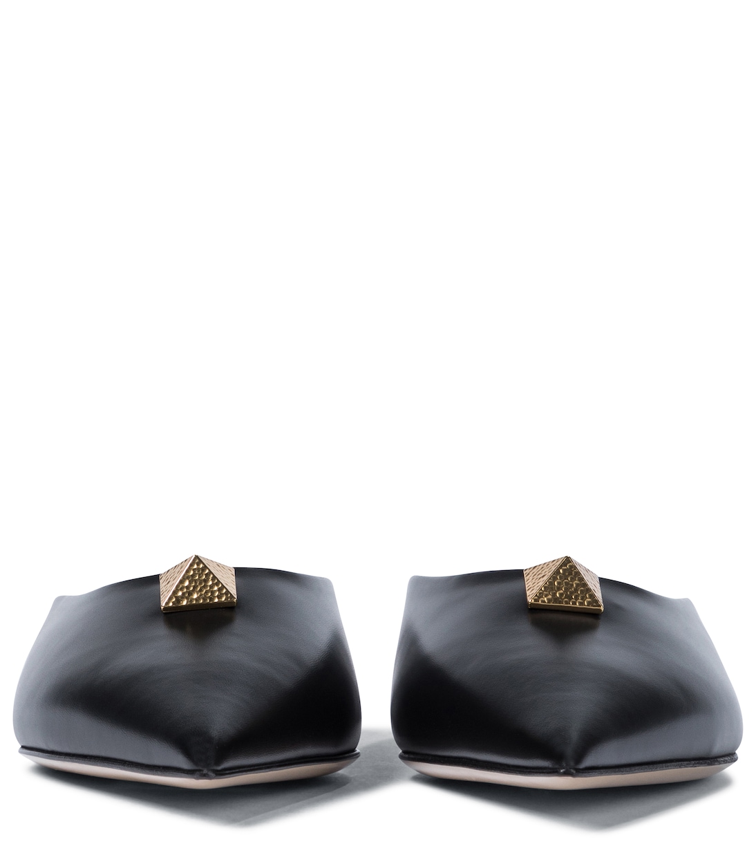 Slippers Roman Stud in pelle | Valentino Garavani