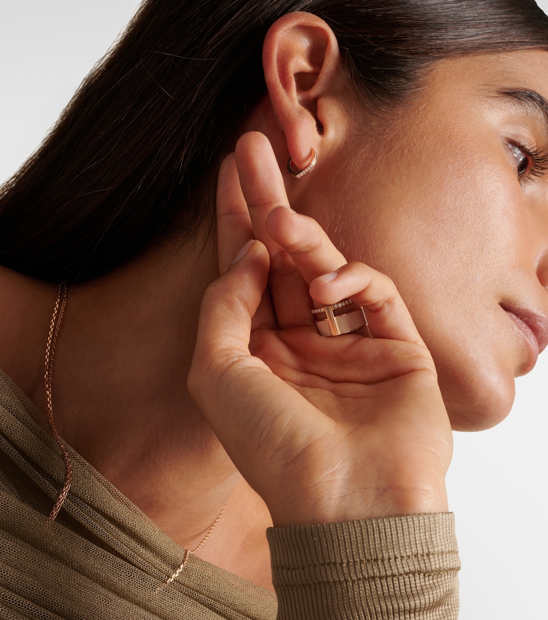 Bague Berbere Module en or 18 carats et diamants | Repossi