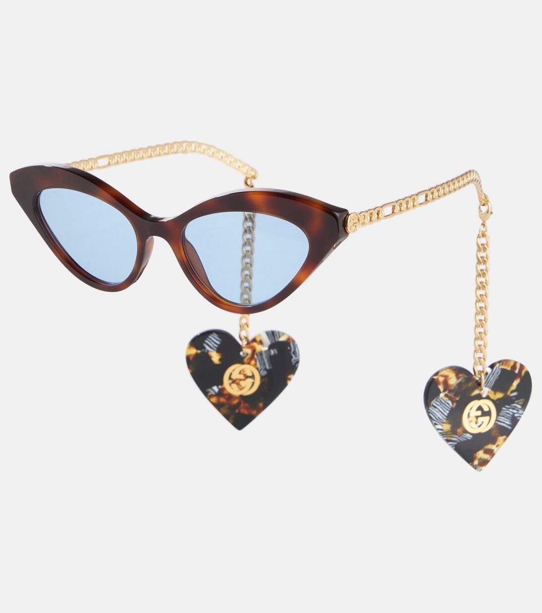 Occhiali da sole con ciondoli GG | Gucci