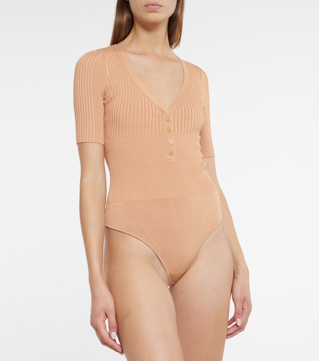 Miyah ribbed-knit bodysuit | Simkhai