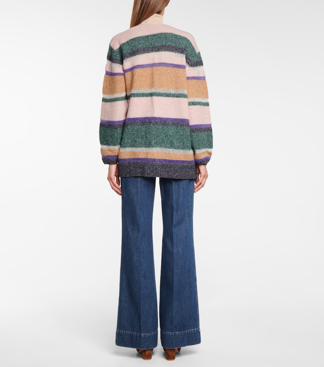 Elizabeth colorblocked cardigan | Veronica Beard
