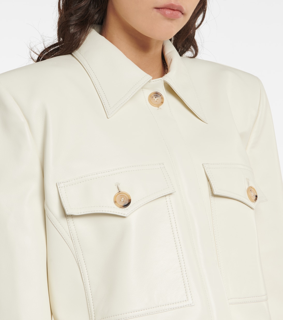 Cropped leather jacket | Magda Butrym