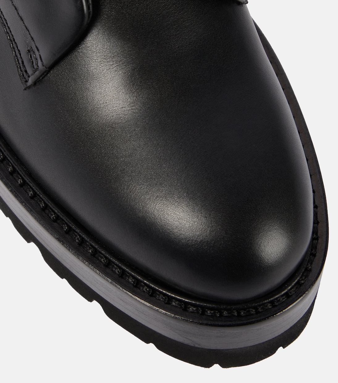 Botas de combate de piel con adornos | Alaïa