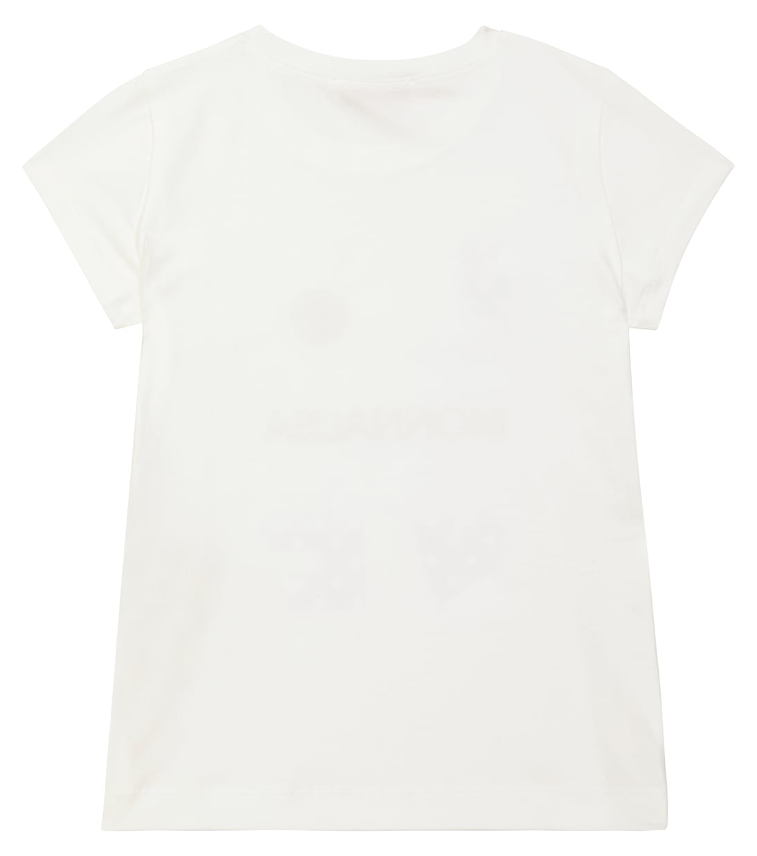 Camiseta en mezcla de algodón adornada | Monnalisa