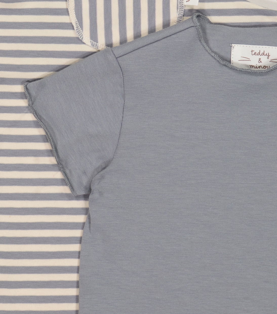 Baby cotton T-shirt and overalls set | Il Gufo