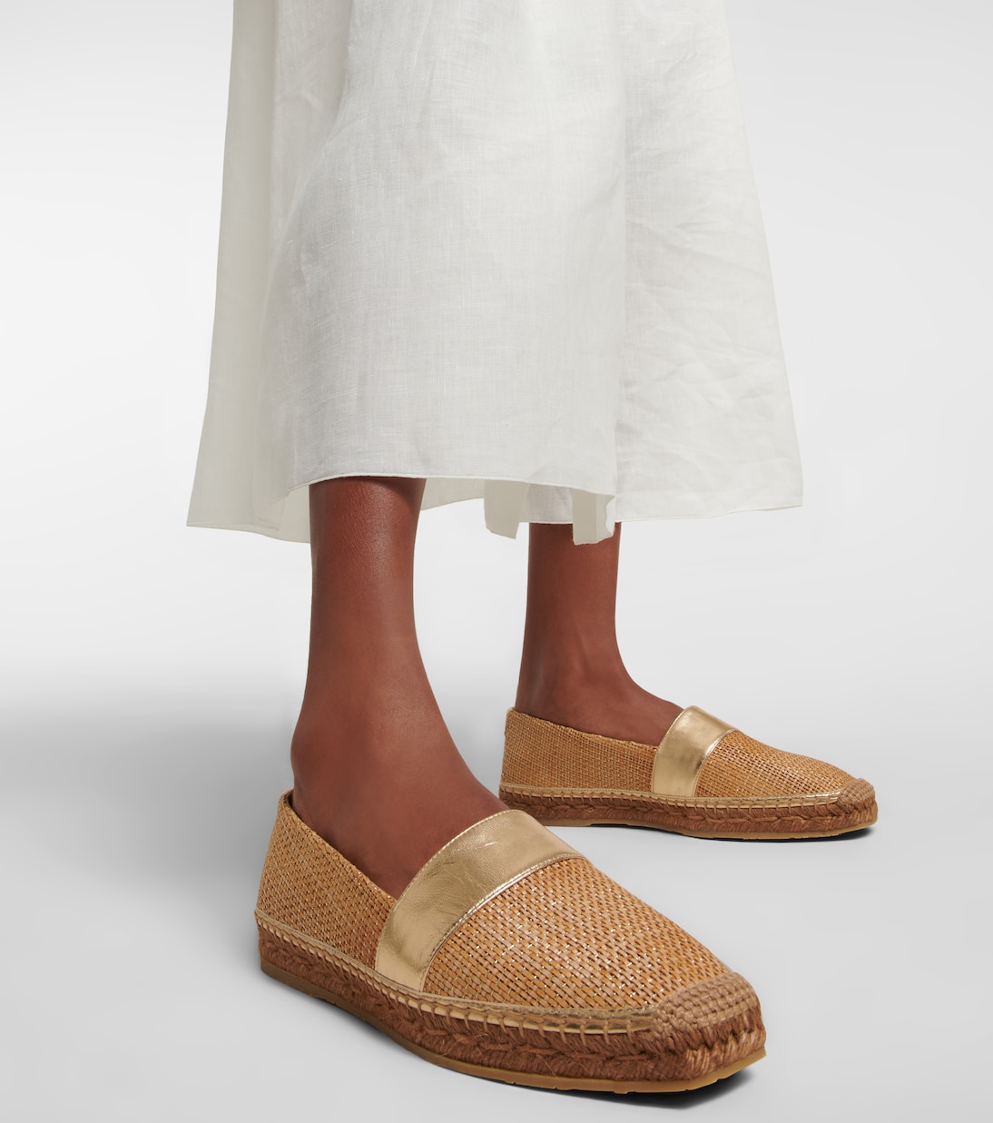 Espadrilles Dru aus Raffiabast | Jimmy Choo