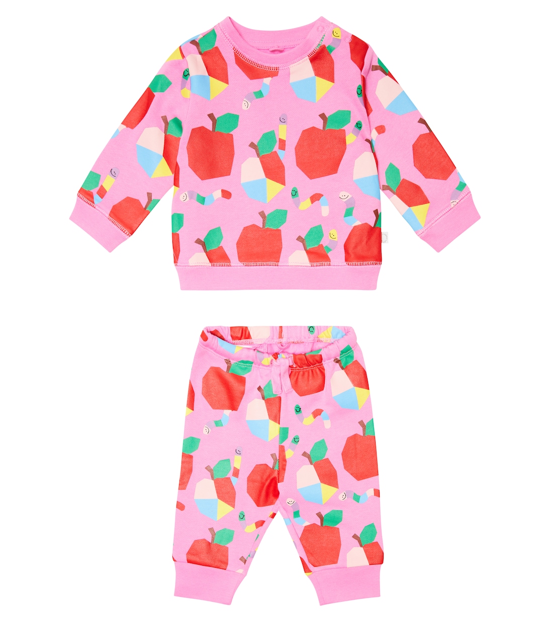 Bébé – Ensemble sweat-shirt et pantalon de survêtement en coton | Stella McCartney Kids