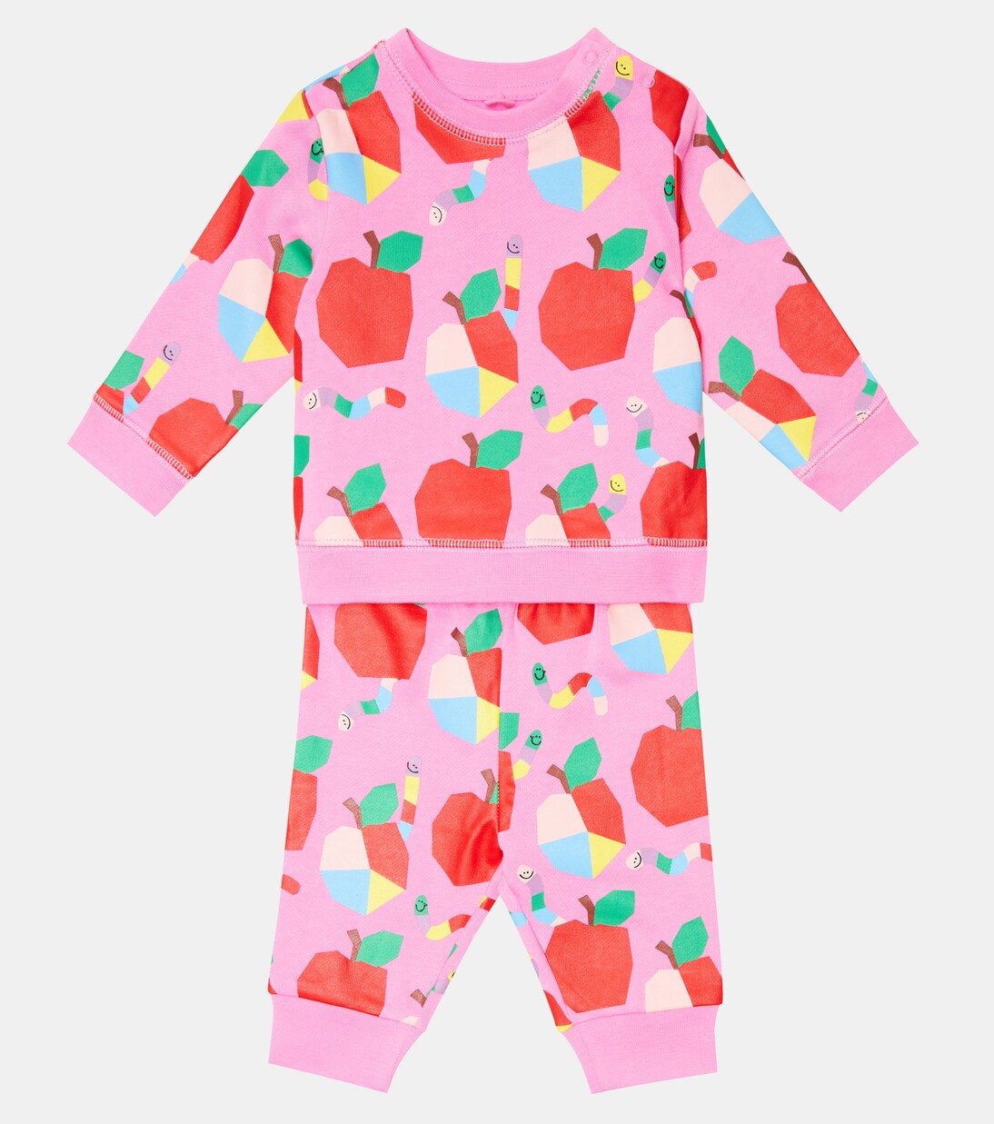 Bébé – Ensemble sweat-shirt et pantalon de survêtement en coton | Stella McCartney Kids