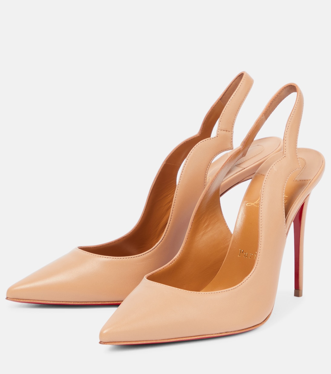 Nudes Hot Chick leather pumps | Christian Louboutin