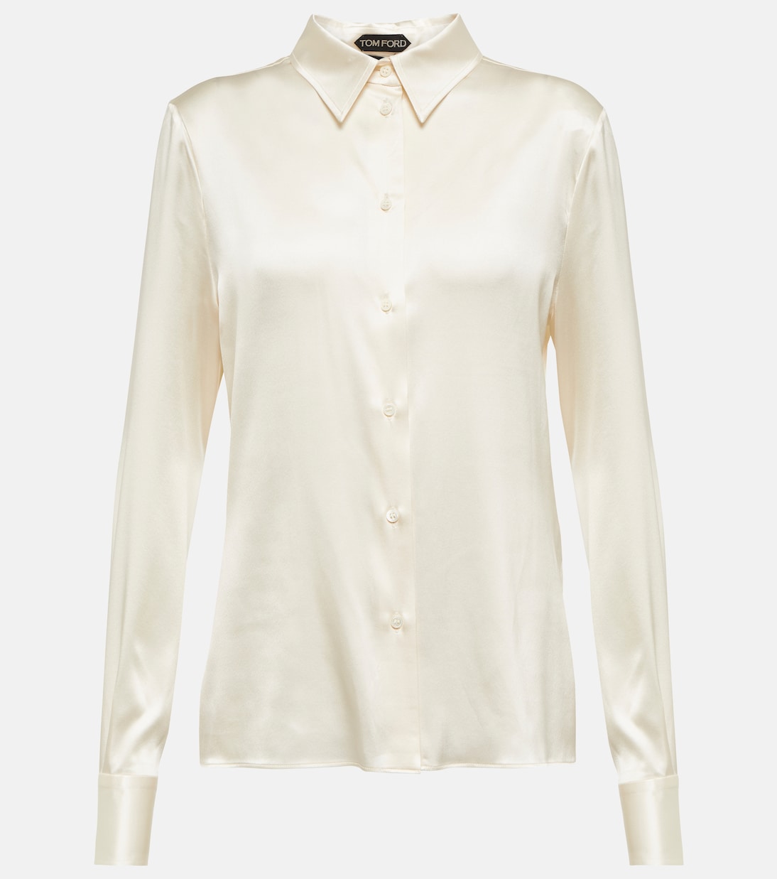 Silk-blend satin shirt | Tom Ford