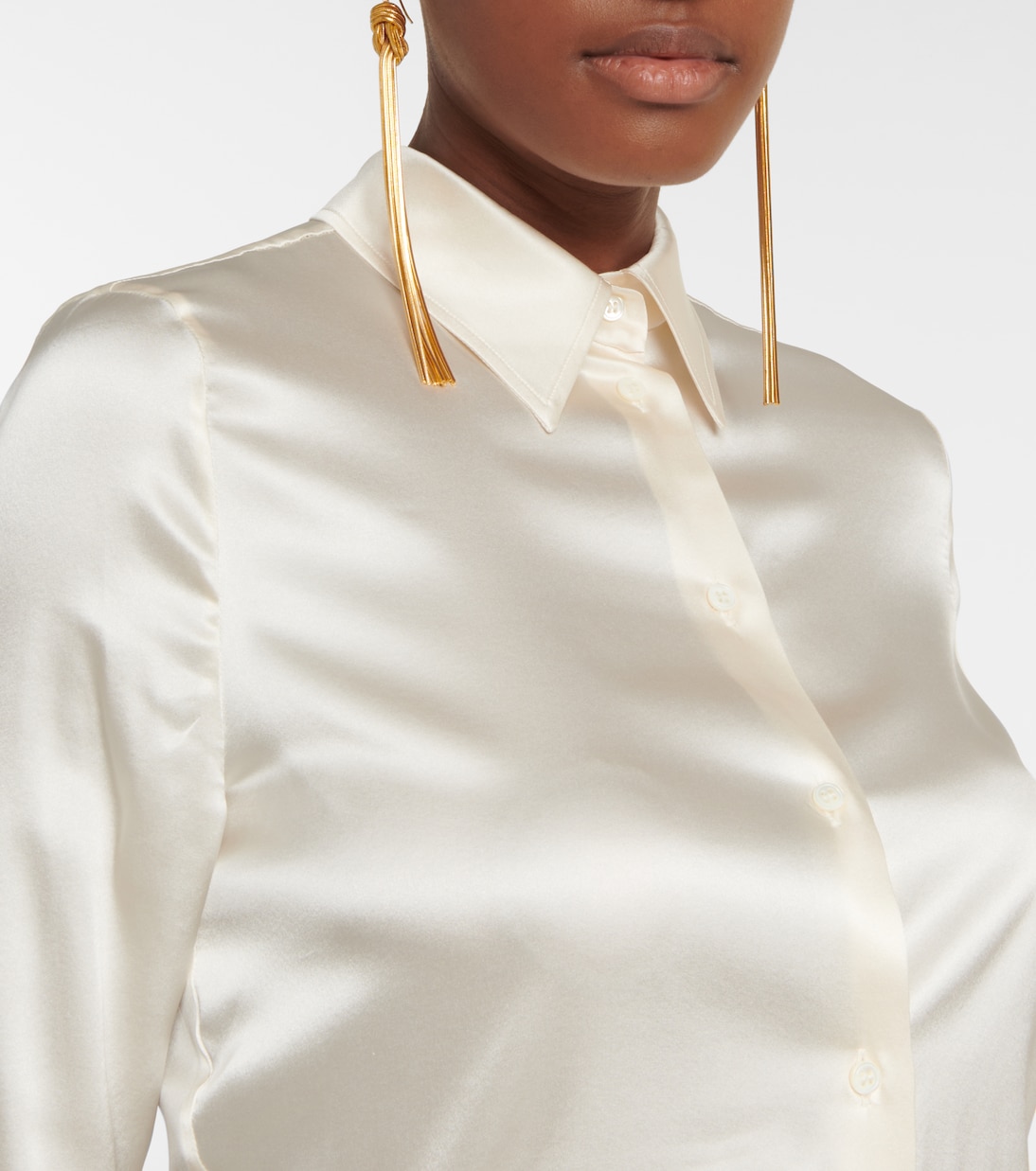 Silk-blend satin shirt | Tom Ford