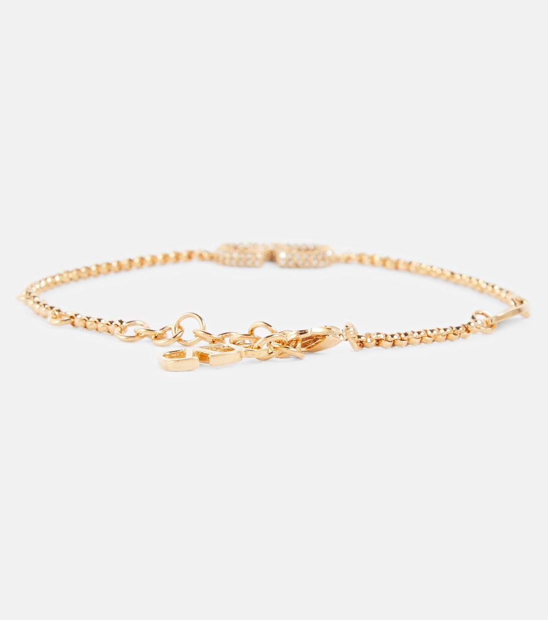 Bracciale Valentino con logo V decorato, stile giovane e moderno