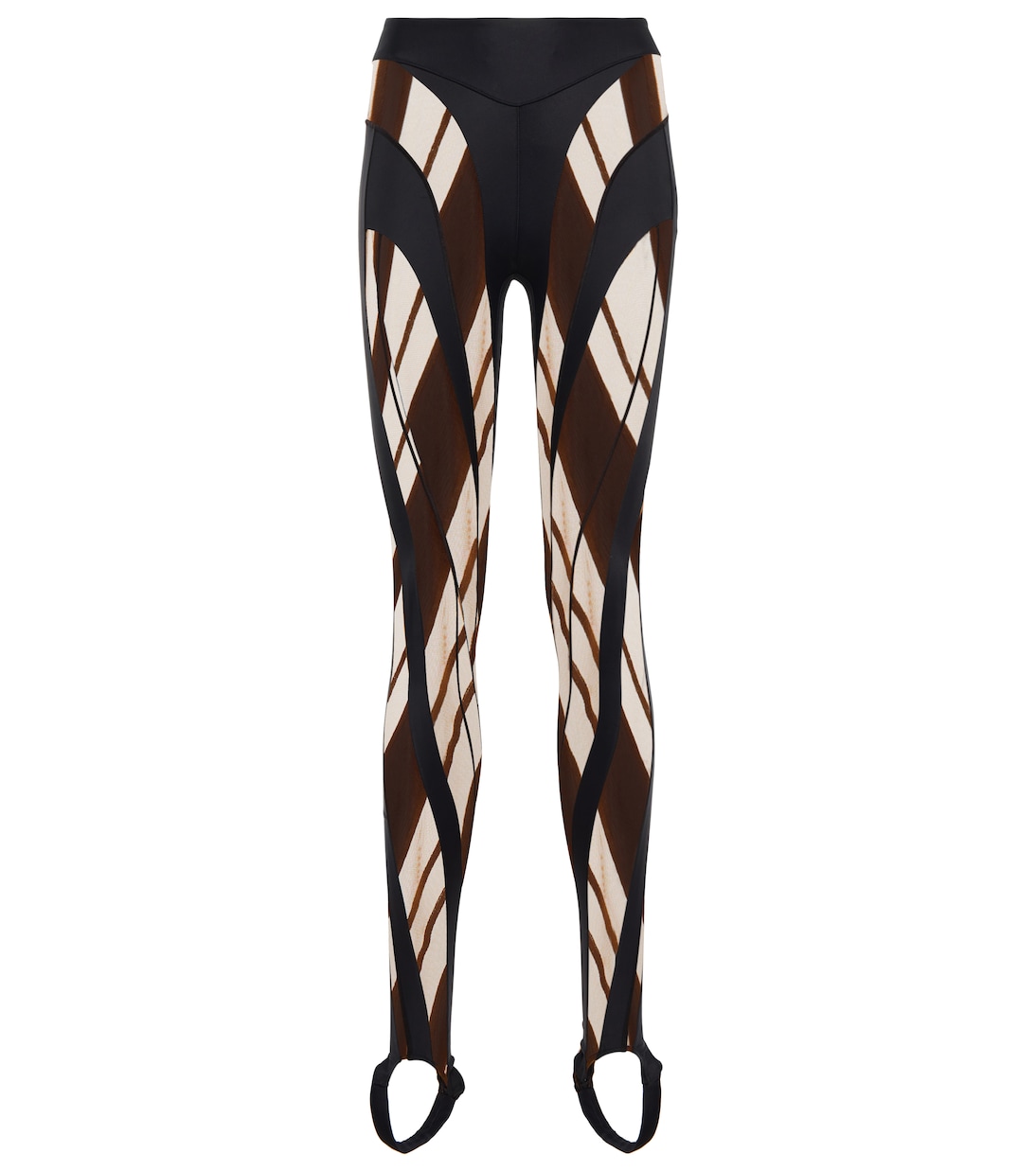 Leggings de punto fino con paneles | Mugler