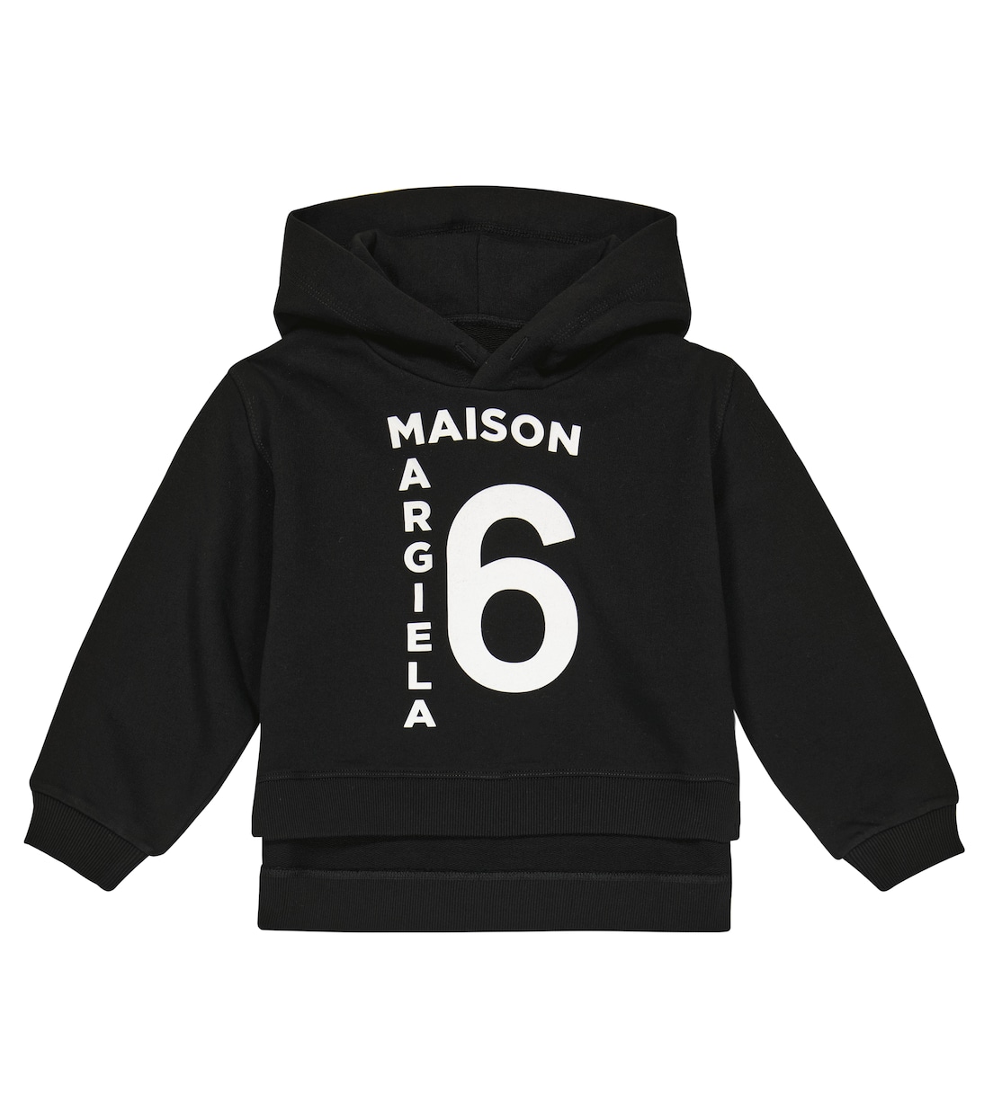 Printed cotton hoodie | MM6 Maison Margiela Kids