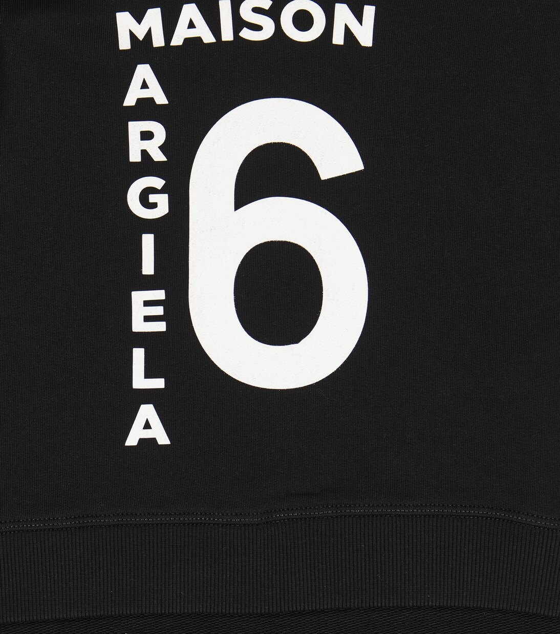 Printed cotton hoodie | MM6 Maison Margiela Kids