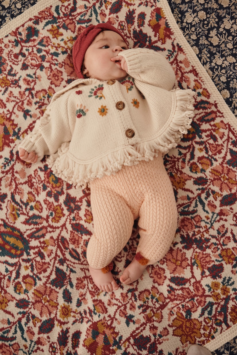Baby - Cardigan Clara in misto lana con cappuccio | Louise Misha
