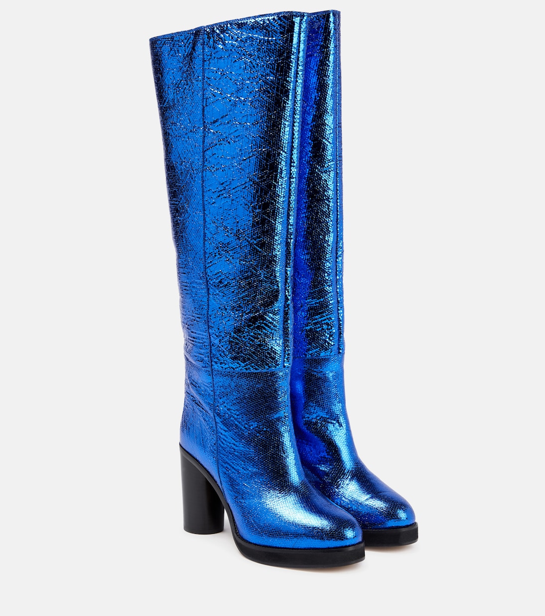 Botas altas Lylene de piel metalizada | Isabel Marant