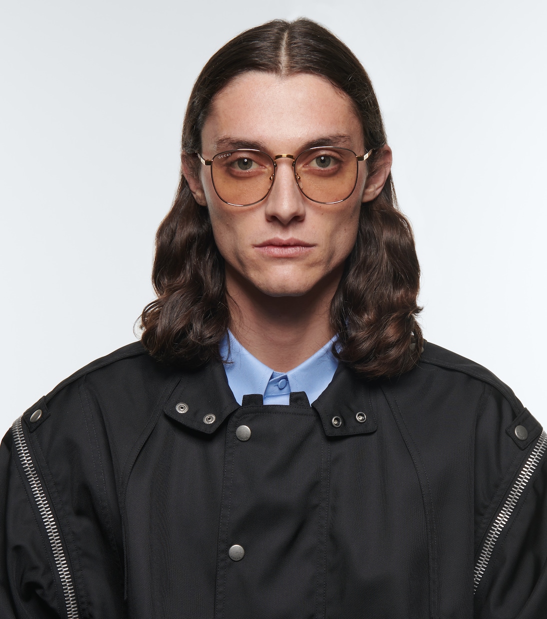 Occhiali squadrati in metallo | Gucci