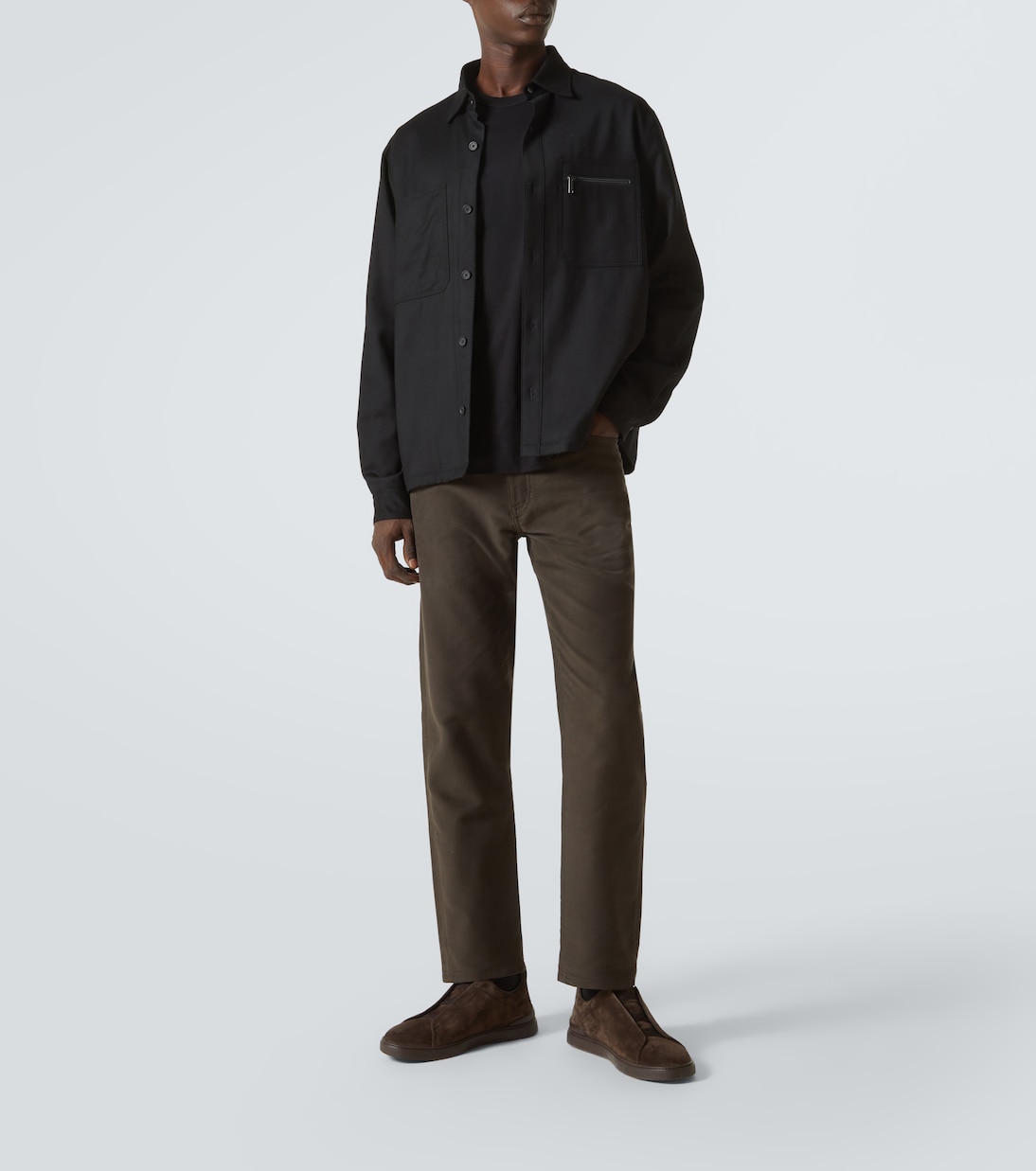 T-shirt in cotone con logo | Zegna