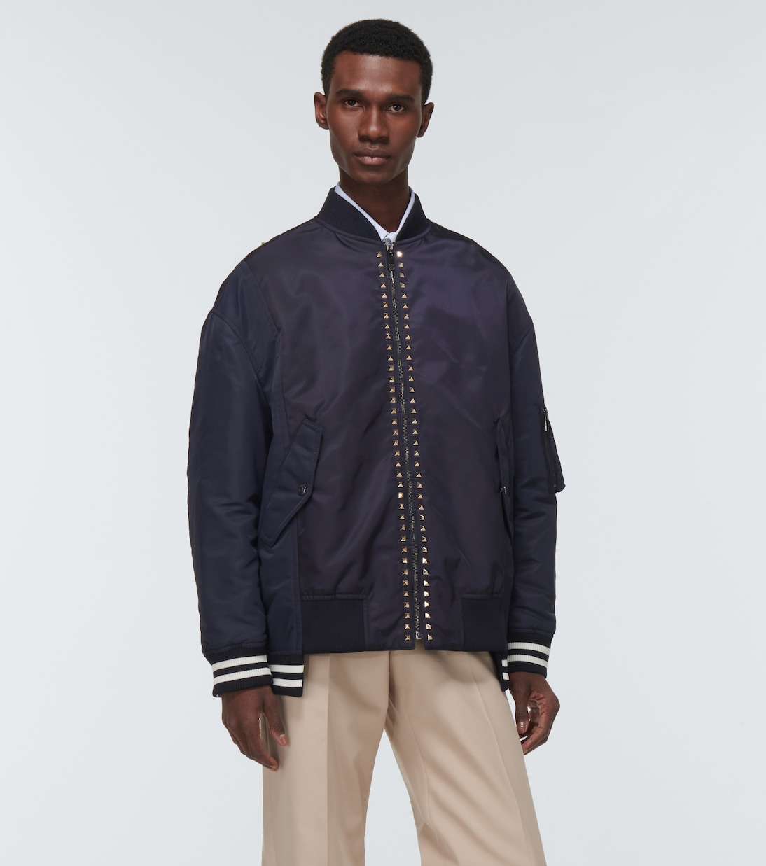 Rockstud Untitled bomber jacket | Valentino